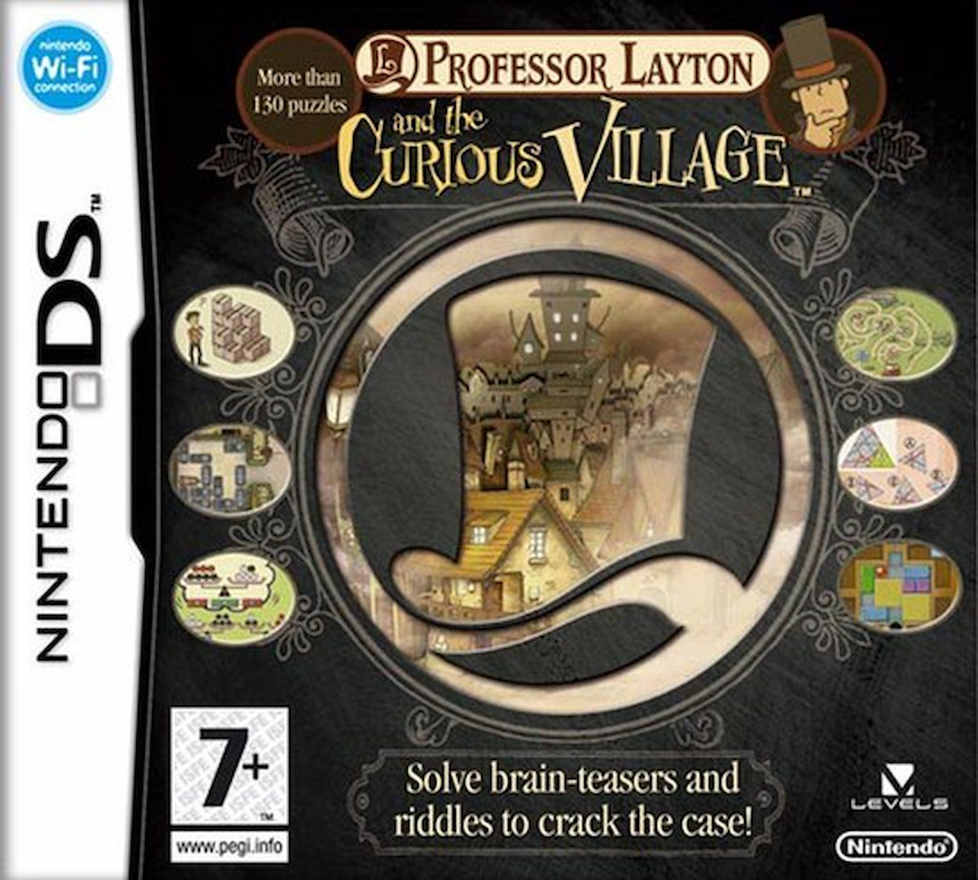 Professor Layton and the Curious Village box art